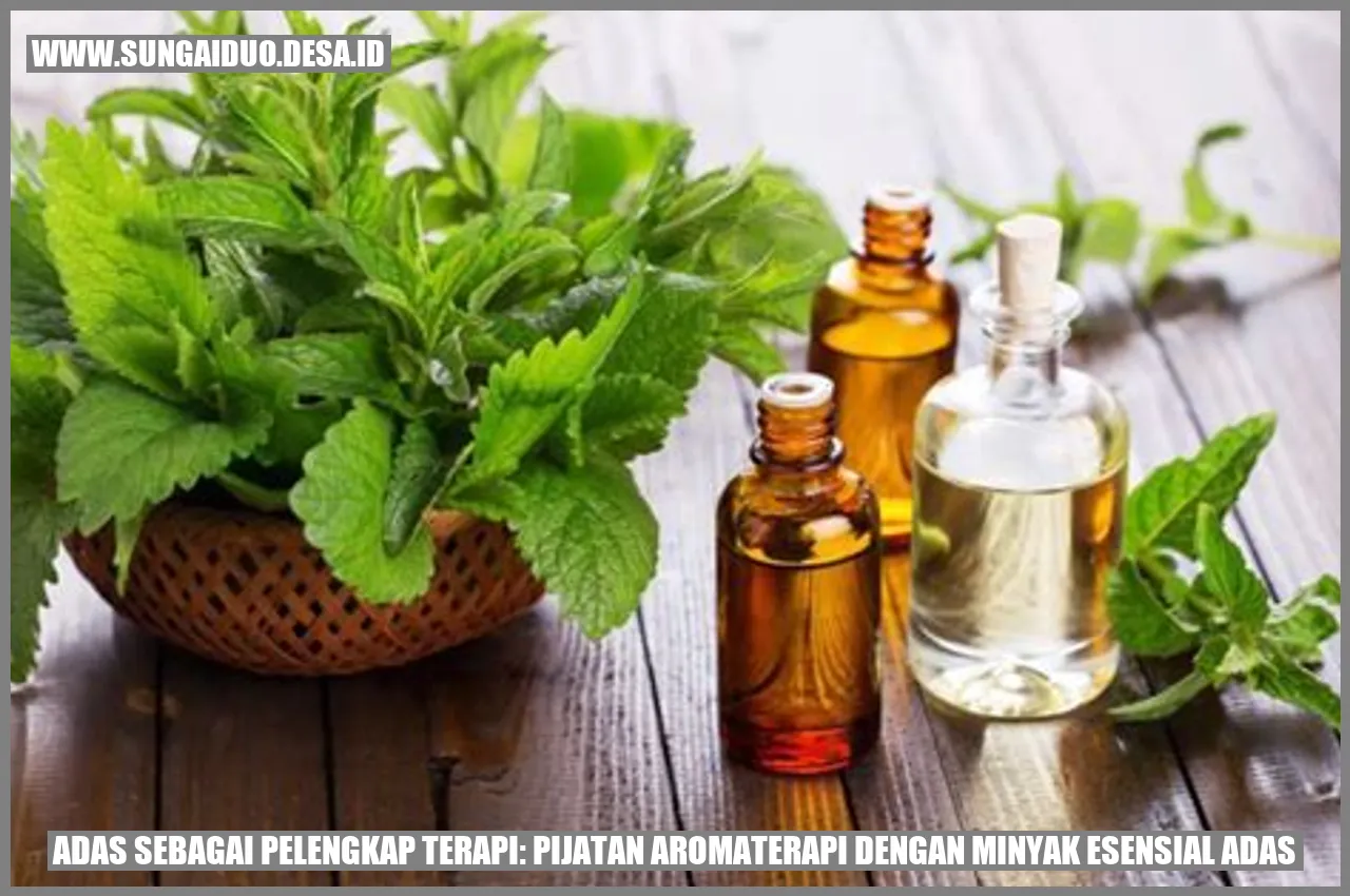 Adas sebagai Pelengkap Terapi: Pijatan Aromaterapi dengan Minyak Esensial Adas