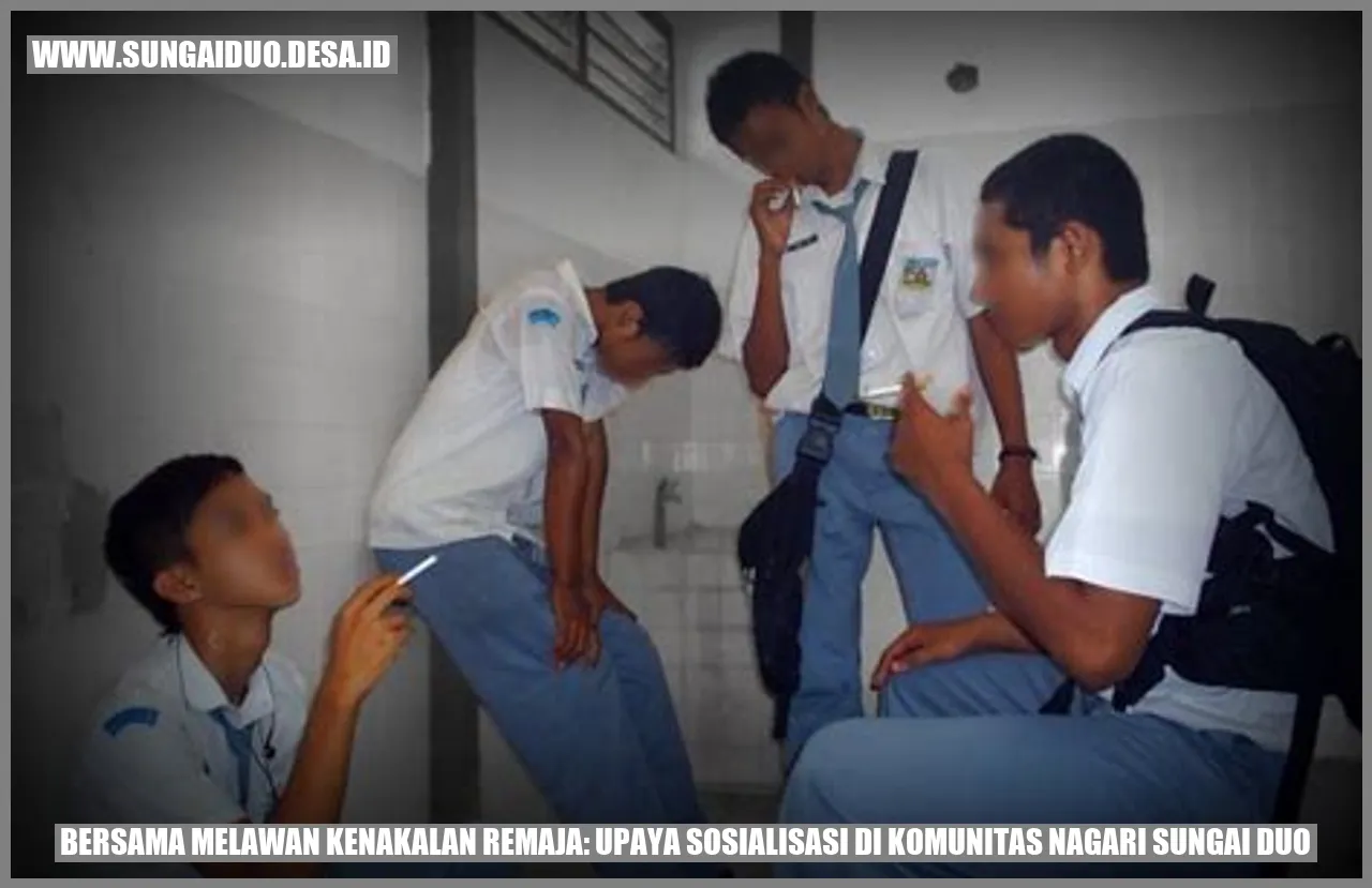 Bersama Melawan Kenakalan Remaja: Upaya Sosialisasi di Komunitas Nagari Sungai Duo