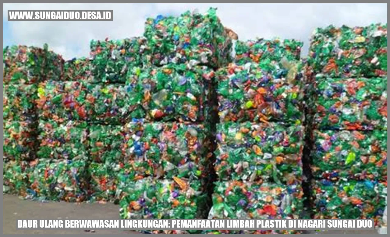 Daur Ulang Berwawasan Lingkungan: Pemanfaatan Limbah Plastik di Nagari Sungai Duo