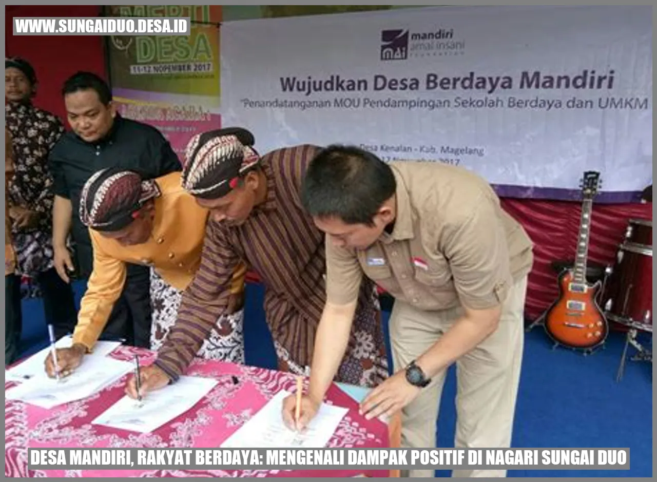 Hebatnya! Desa Mandiri, Nagari Sungai Duo Berdaya!