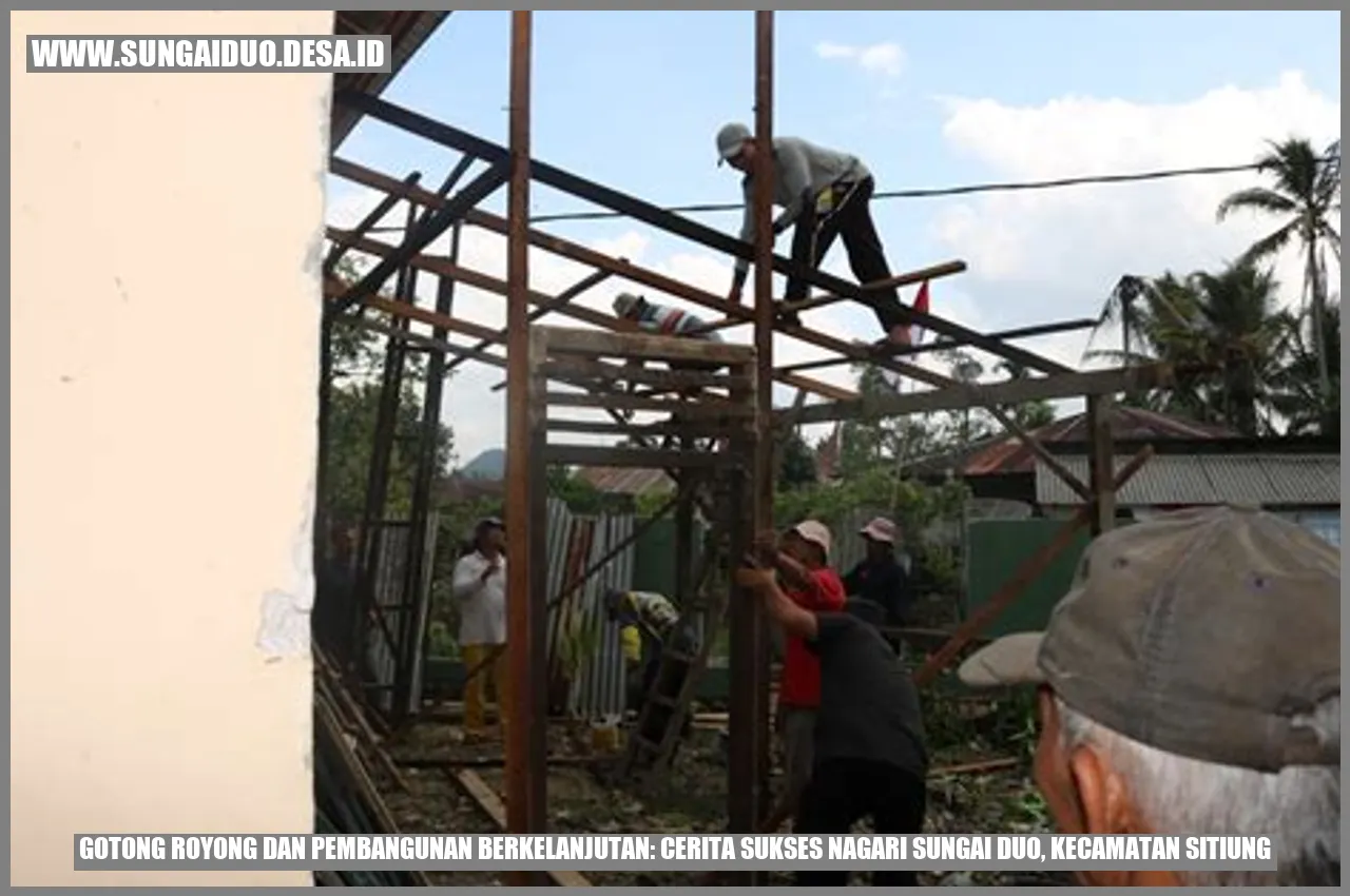 Gotong Royong dan Pembangunan Berkelanjutan: Cerita Sukses Nagari Sungai Duo, Kecamatan Sitiung