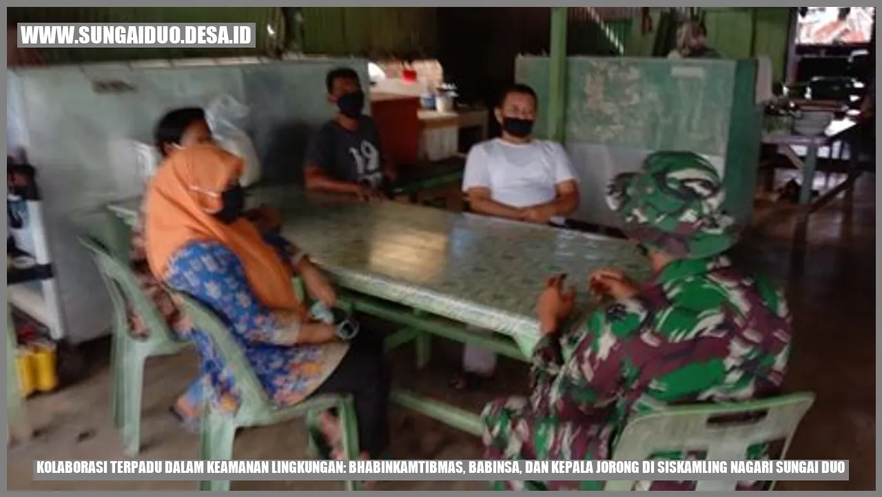 Kolaborasi Terpadu dalam Keamanan Lingkungan: Bhabinkamtibmas, Babinsa, dan Kepala Jorong di Siskamling Nagari Sungai Duo