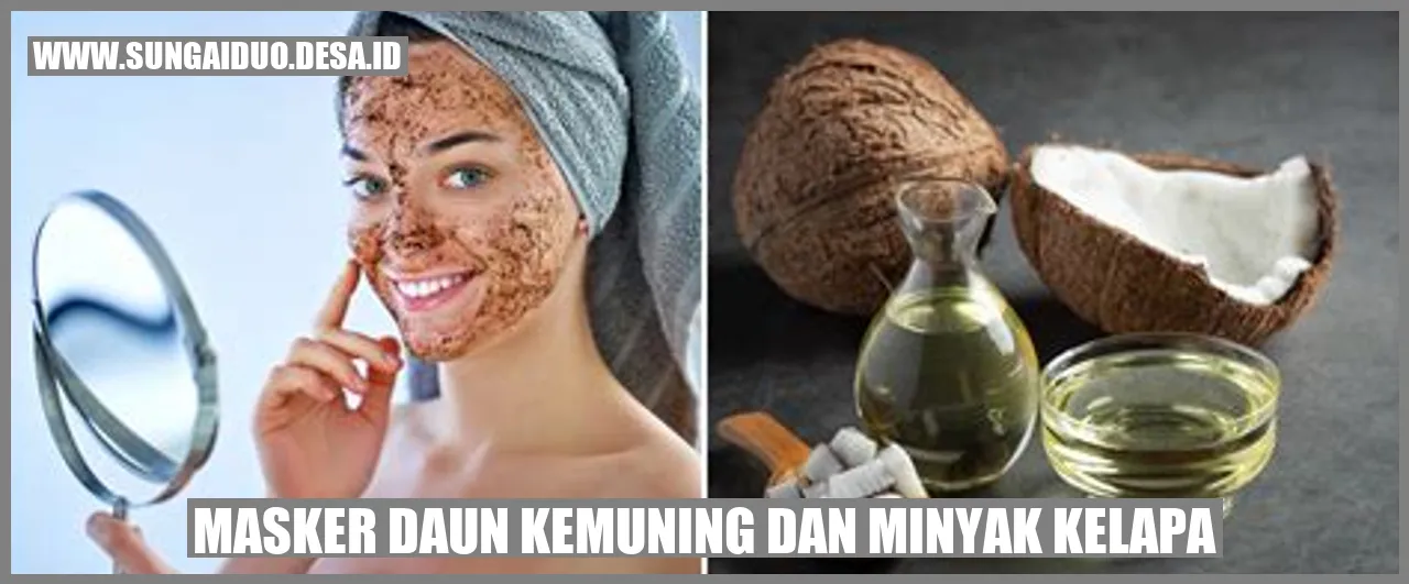 Masker Daun Kemuning dan Minyak Kelapa