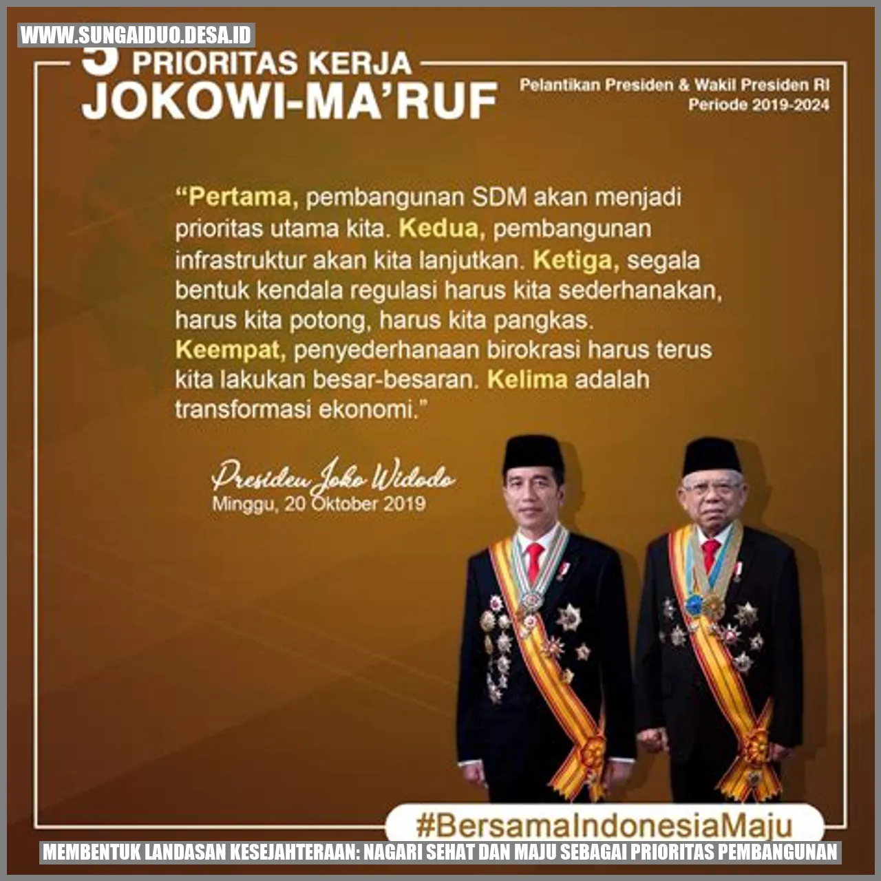 Membentuk Landasan Kesejahteraan: Nagari Sehat dan Maju sebagai Prioritas Pembangunan