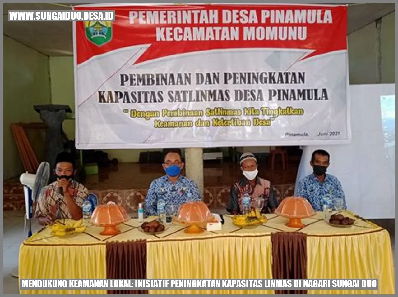 Mendukung Keamanan Lokal: Inisiatif Peningkatan Kapasitas Linmas di Nagari Sungai Duo