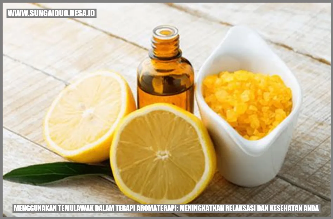 Menggunakan Temulawak dalam Terapi Aromaterapi: Meningkatkan Relaksasi dan Kesehatan Anda