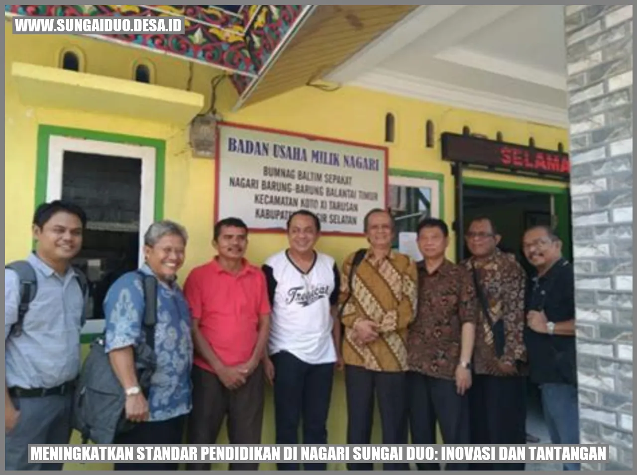Meningkatkan Standar Pendidikan di Nagari Sungai Duo: Inovasi dan Tantangan