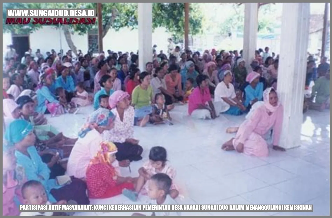 Partisipasi Aktif Masyarakat: Kunci Keberhasilan Pemerintah Desa Nagari Sungai Duo dalam Menanggulangi Kemiskinan