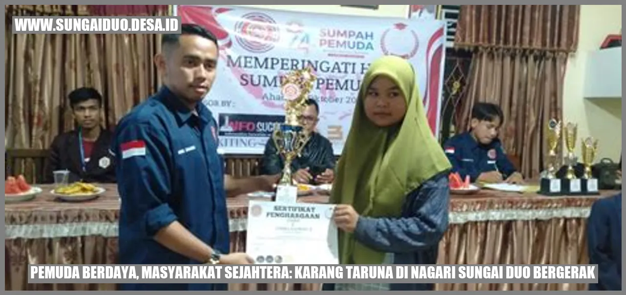Pemuda Berdaya, Masyarakat Sejahtera: Karang Taruna di Nagari Sungai Duo Bergerak
