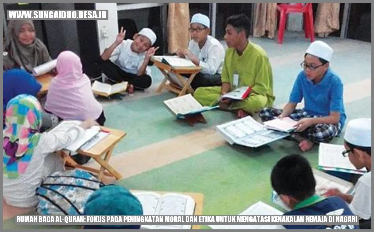 Rumah Baca Al-Quran: Fokus pada Peningkatan Moral dan Etika untuk Mengatasi Kenakalan Remaja di Nagari